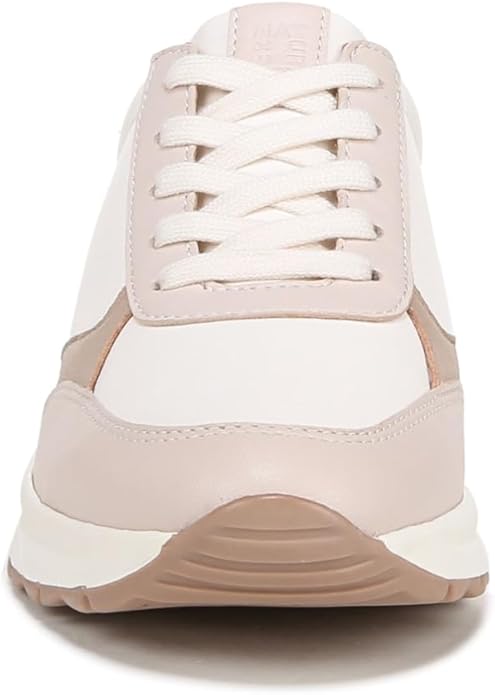 Giày nữ VNXK Naturalizer Women's Shay Lace Up Sneaker Color Beige Multi Leather - Giày nữ xuất Mỹ, Âu