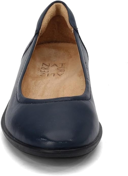 Giày búp bê nữ SOUL Naturalizer Womens Flexy Flat Navy Leather - Giày nữ xuất Mỹ, Âu