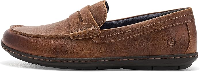 Giày lười nam da thật BORN Men's Wendell Shoe Color Tan - Giày nam xuất khẩu Mỹ, Eu