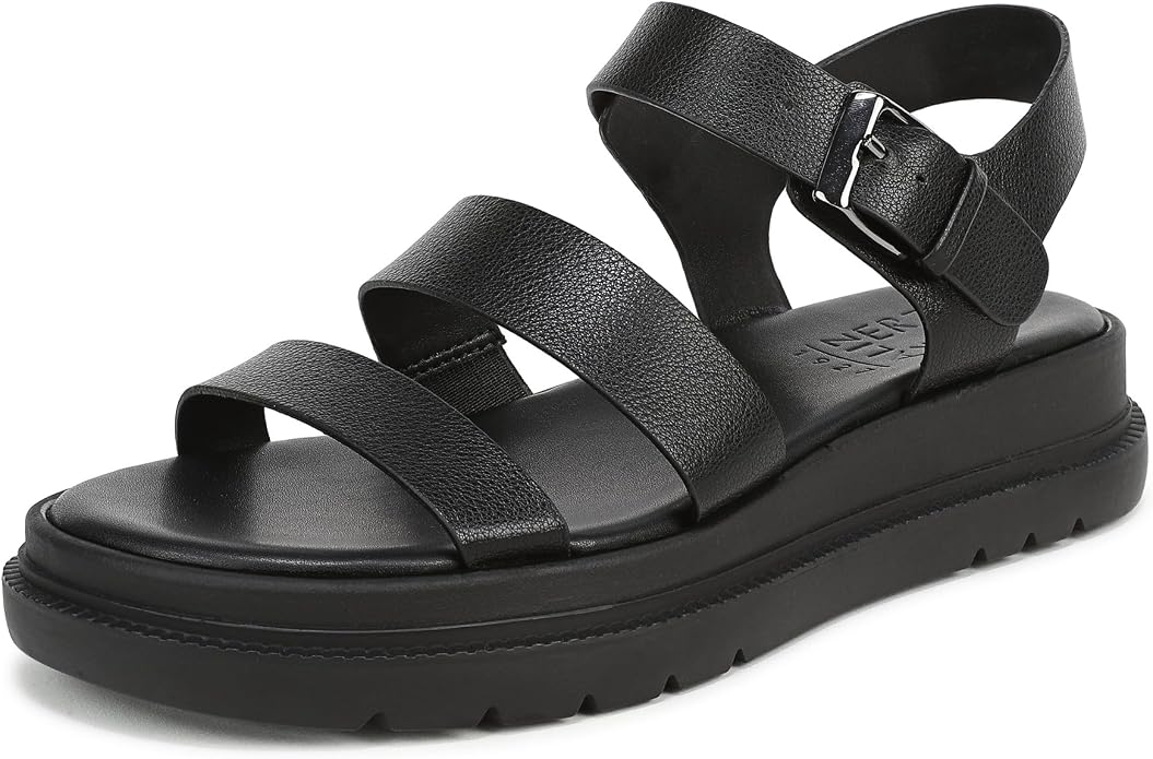 Sandal nữ VNXK  Naturalizer womens Avenue Platform Sandal Color Black - Giày nữ xuất dư Âu, Mỹ