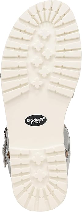 Sandal nữ Dr. Scholl's Shoes Women's Island Glow Flat Sandal Colour Name White Smooth - Giày xuất dư Mỹ