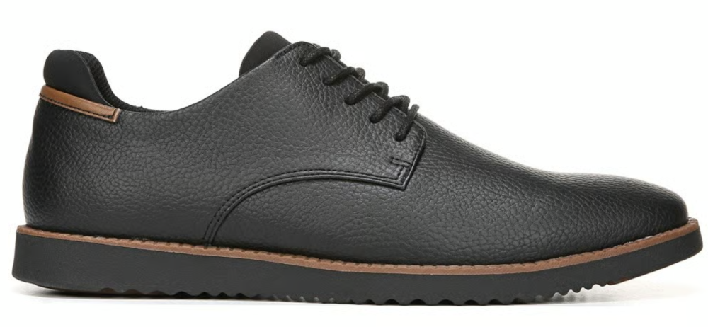 Giày nam da thật Dr. Scholl's Shoes Men's Sync Oxford Color Black Faux Leather- Giày nam xuất khẩu Mỹ, Eu