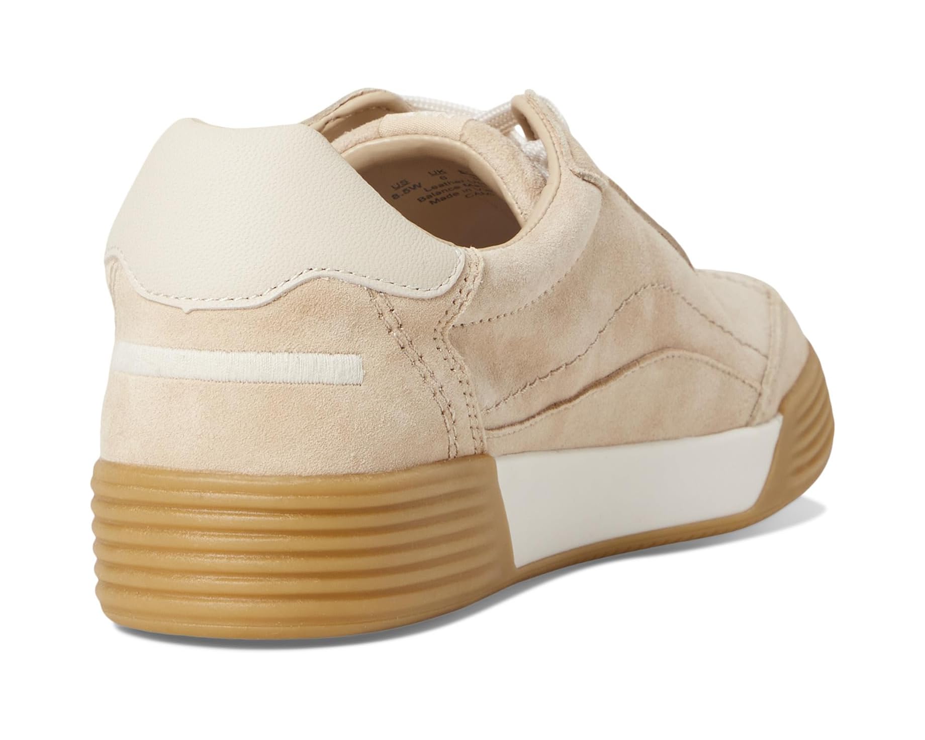 Giày Sneaker Nữ Naturalizer Women's Cami Lace Up Sneaker Color Coastal Tan Suede - Giày nữ xuất khẩu Âu, Mỹ