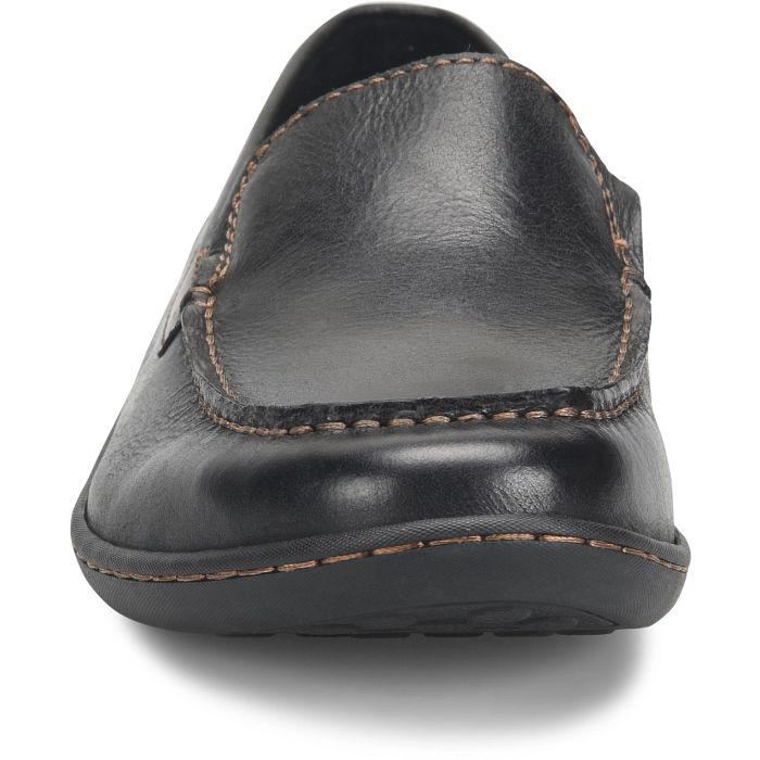 Giày nam da thật Born Men's Caleb Leather Loafer Color Black (Negro) - Giày nam xuất khẩu Mỹ, Eu