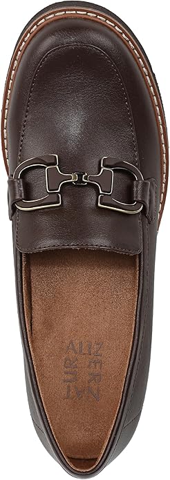 Giày nữ VNXK Naturalizer Women's Corrine Loafer Color Dark Brown - Giày nữ xuất Mỹ, Âu