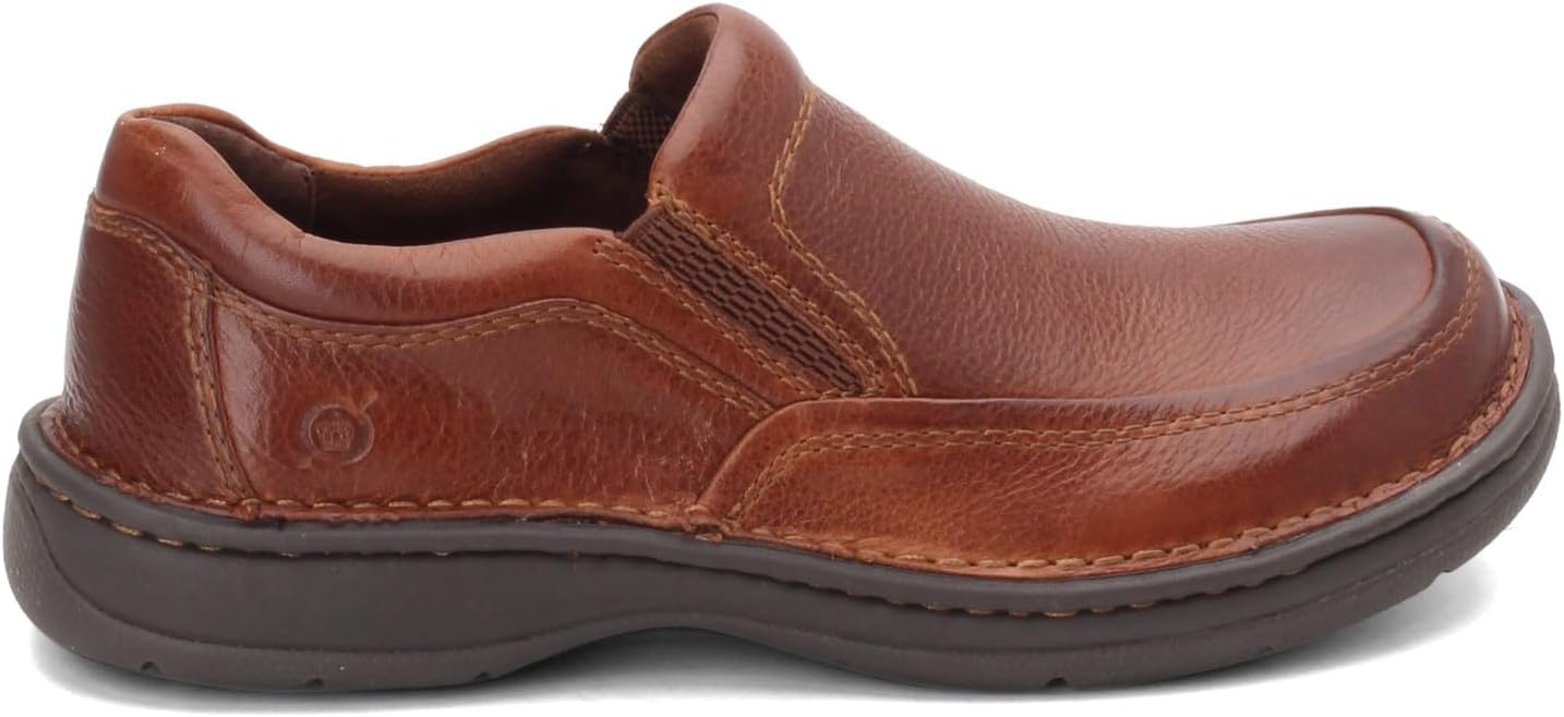 Giày nam da thật Men's Born, Blast III Slip-On Colour Dark Tan Whiskey - Giày nam xuất khẩu Mỹ, Eu