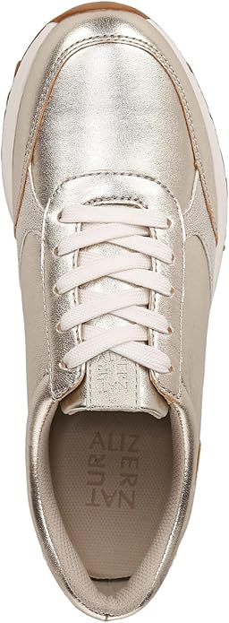 Giày Nữ Naturalizer Women's Shay Lace-Up Fashion Sneaker Color Champagne Metallic Leather - Giày nữ xuất khẩu Âu, Mỹ