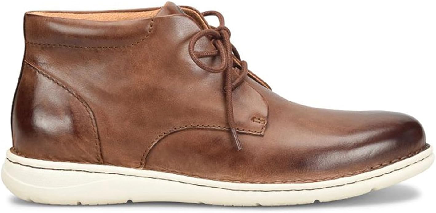 Giày nam da thật BORN Men's, Theo Boot Taupe đế siêu nhẹ, siêu êm - Giày nam xuất khẩu Mỹ, Eu