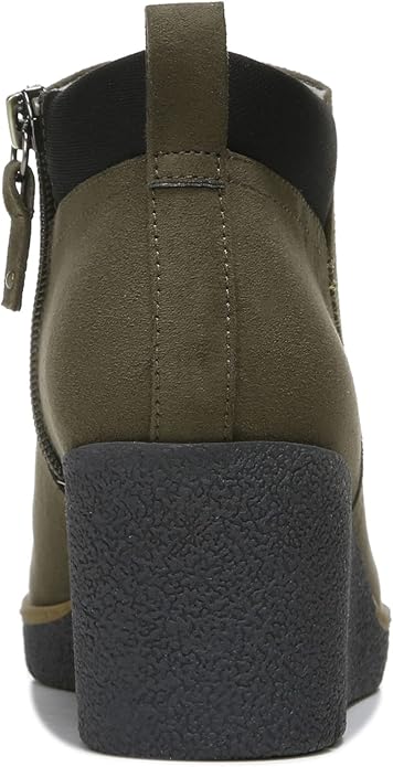 Boot nữ cổ ngắn da thật Dr. Scholl's Shoes womens Berklie Ankle Boot - Giầy nữ xuất khẩu Âu, Mỹ