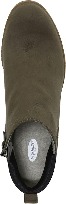 Boot nữ cổ ngắn da thật Dr. Scholl's Shoes womens Berklie Ankle Boot - Giầy nữ xuất khẩu Âu, Mỹ