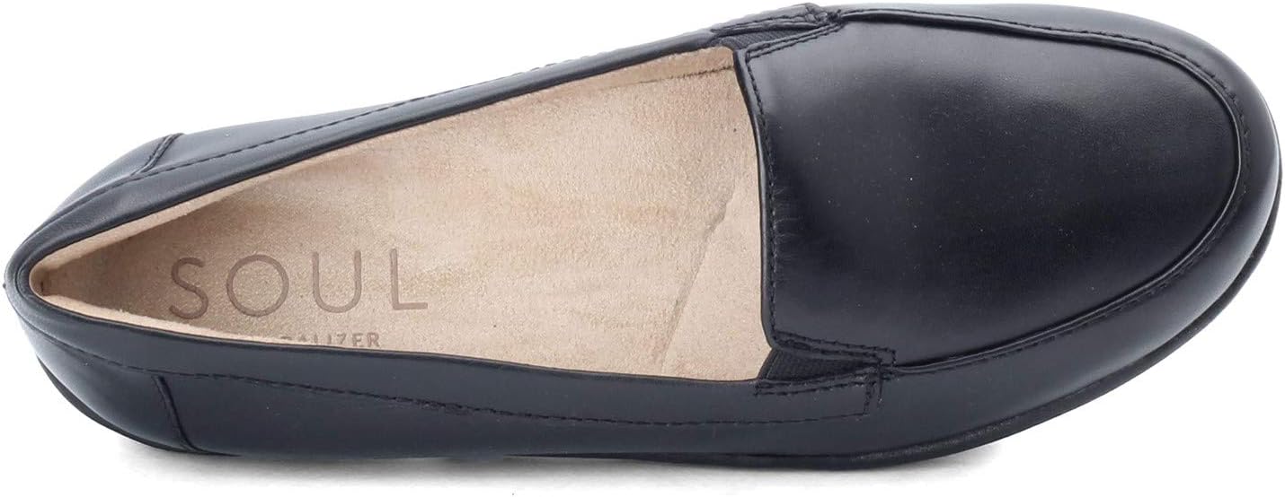 Giày lười nữ Slip on SOUL Naturalizer Women's Kacy Loafer Flat Color Dark Blue  - Giày nữ xuất Âu, Mỹ