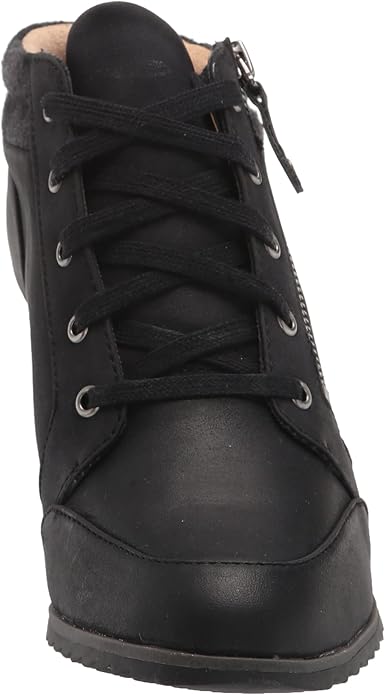 Boot nữ da thật Naturalizer Women's Haley-lace Ankle Boot - Giày nữ xuất khẩu Âu, Mỹ