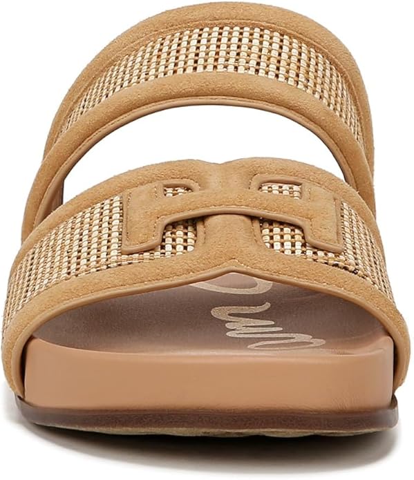 Sandal nữ Sam Edelman Womens Rowan Slide Sandal Sand Dune Multi - Giày xuất Mỹ