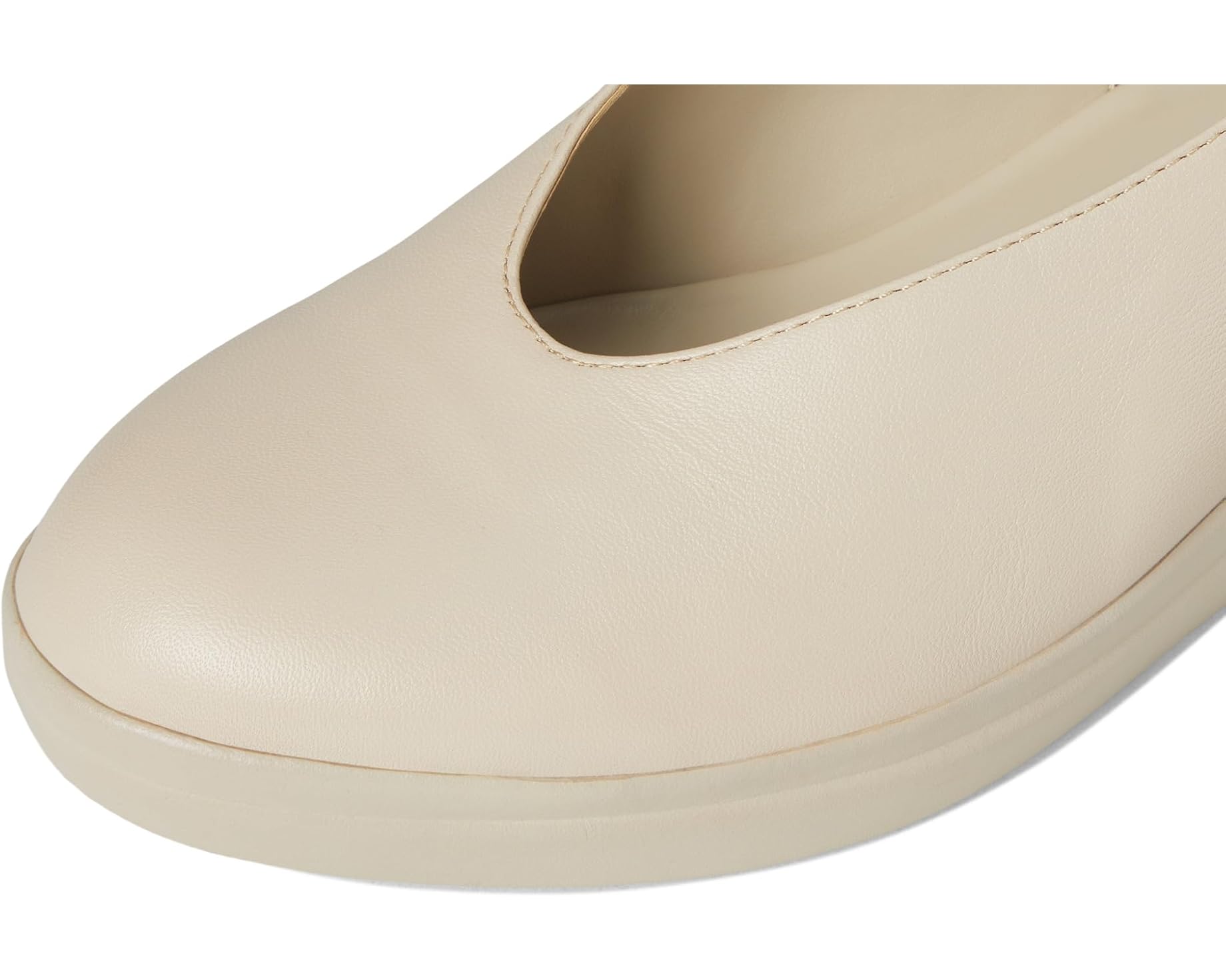 Giày nữ VNXK Naturalizer Sutton Slingback Wedge Porcelain Leather - Giày nữ xuất Mỹ, Âu