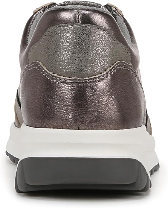 Giày nữ VNXK Naturalizer Women's Shay Lace Up Sneaker Color Pewter Leather - Giày nữ xuất Mỹ, Âu