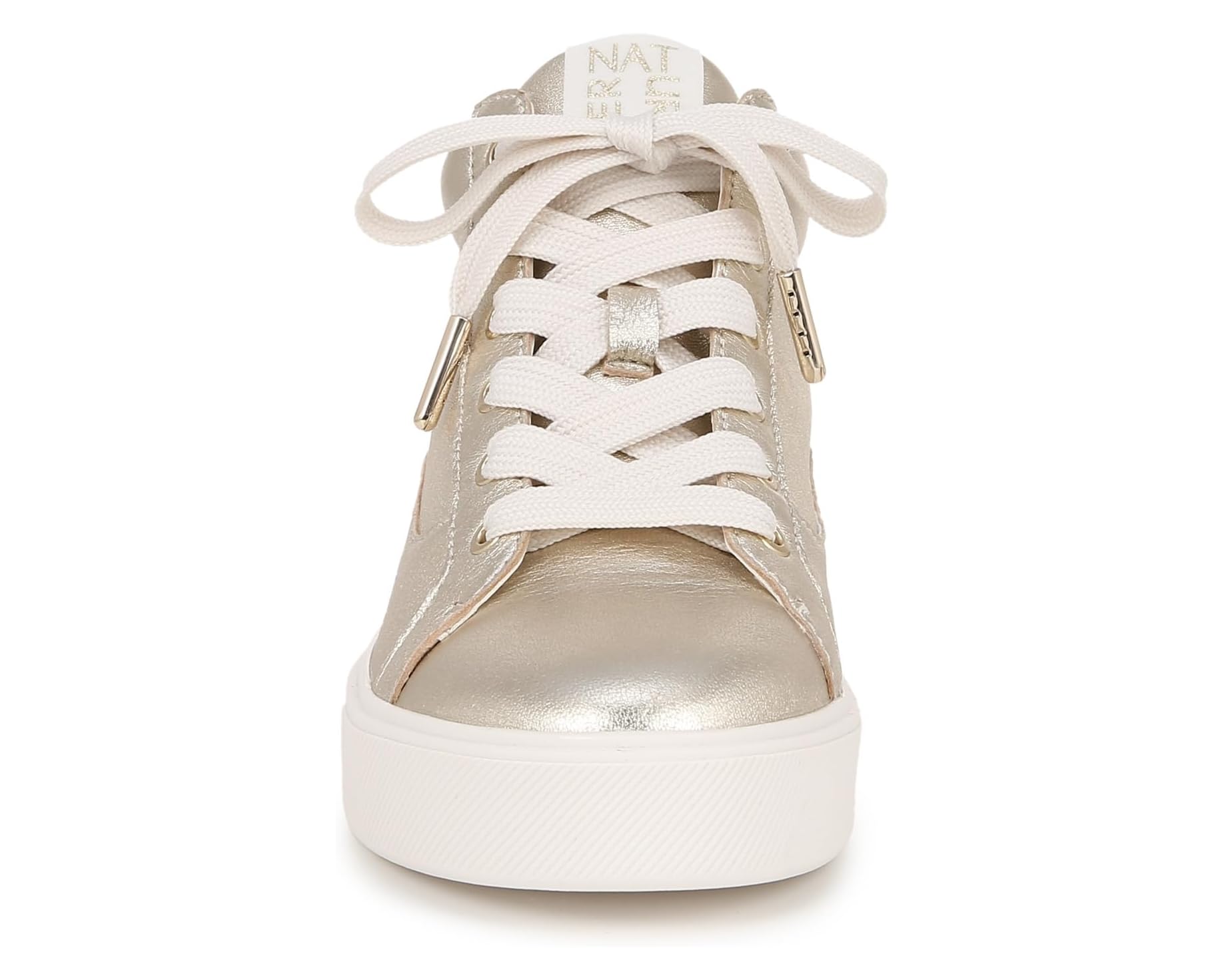 Giày nữ VNXK Naturalizer Morrison Mid High-Top Fashion Casual Sneakers Color Champagne Leather - Giày nữ xuất Mỹ, Âu