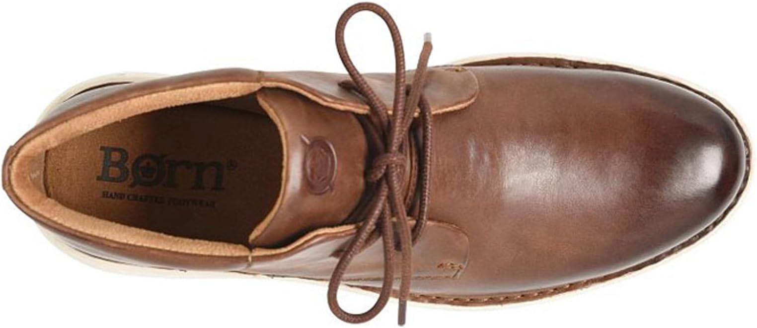 Giày nam da thật BORN Men's, Theo Boot Taupe đế siêu nhẹ, siêu êm - Giày nam xuất khẩu Mỹ, Eu