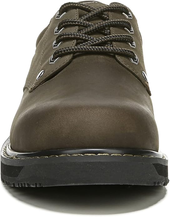Giày da nam da sáp thật Dr. Scholl's Shoes Men's Harrington II Slip Resistant Work Oxford - Giày nam xuất khẩu Mỹ