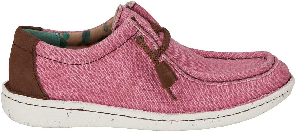 Giày nữ VNXK Justin Women's Hazer Pink Lace Up Casual Shoe - Giày nữ xuất khẩu Mỹ, EU