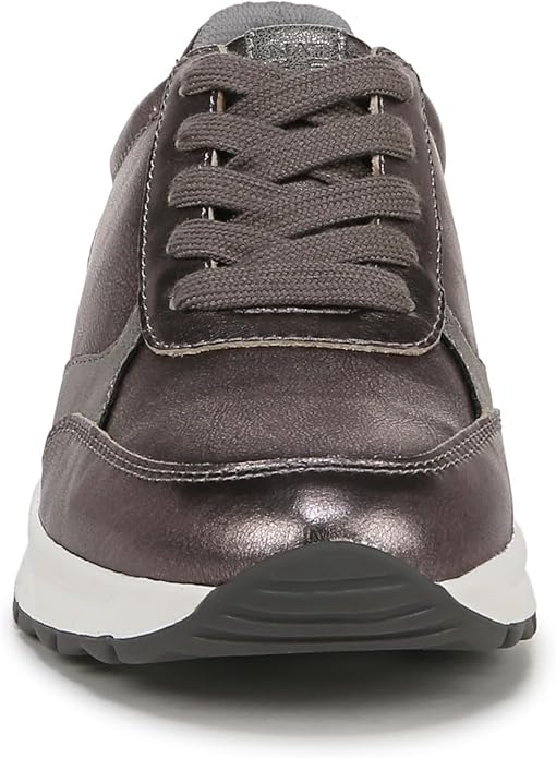 Giày nữ VNXK Naturalizer Women's Shay Lace Up Sneaker Color Pewter Leather - Giày nữ xuất Mỹ, Âu