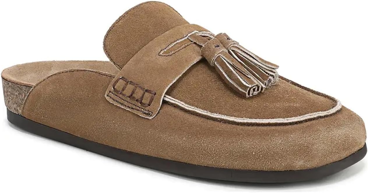 Sam Edelman Brown Astrid Backless Loafer Shoes - Giày xuất Mỹ
