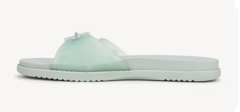 Dép nữ quai ngang Dr. Scholl's Women's So Original Jelly Slide Sandal Color Ocean Green Faux Leather   - Giày dép xuất dư Mỹ, EU