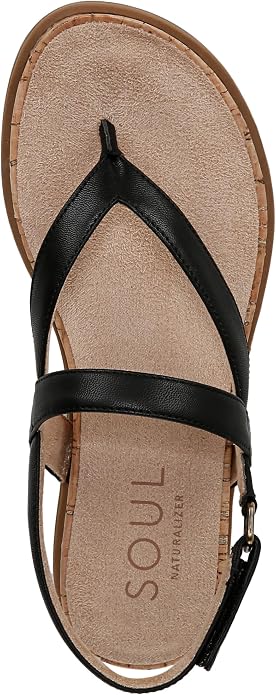 Sandal nữ VNXK Naturalizer Women's SOUL Carolyn Sandal  Color Black - Giày nữ xuất dư Âu, Mỹ