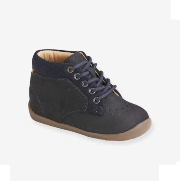 Giày Trẻ Em Xuất Dư Âu Mỹ Vertbaudet – Leather Toddler Shoes Evolve Baby Moccasins
