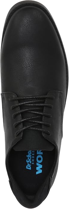 Giày nam da thật Dr. Scholl's Shoes Men's Sync Work Oxfords Full Black - Giày nam xuất khẩu Mỹ, Eu