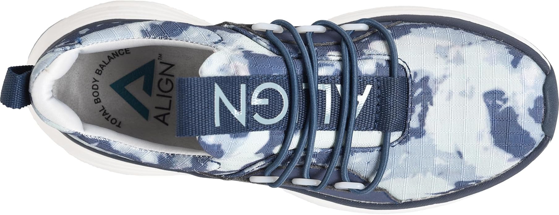Giày Thể Thao Nữ ALIGN Nurse Mates Align Theora Shoe | Orthotic Insole | Stretch Fabric | Light Weight | Slip Resistant | Blue Tie - Giày nữ xuất khẩu Âu, Mỹ