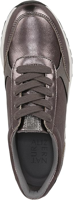 Giày nữ VNXK Naturalizer Women's Shay Lace Up Sneaker Color Pewter Leather - Giày nữ xuất Mỹ, Âu