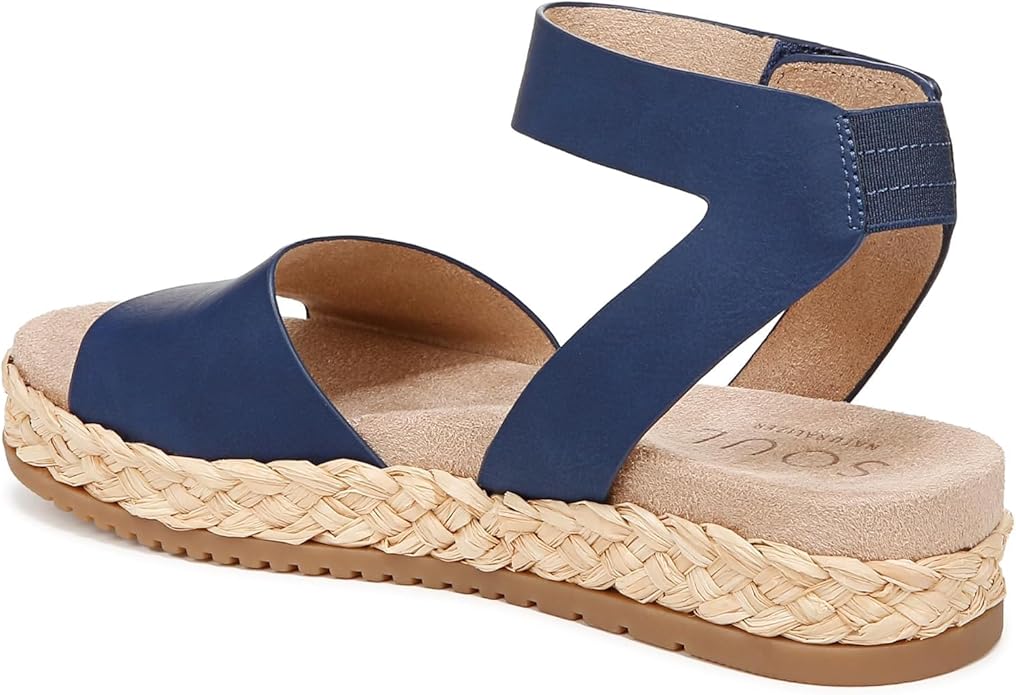 Dép Sandal nữ quai hậu Soul Naturalizer women's Trendy Flat Sandal - Hàng xuất Mỹ