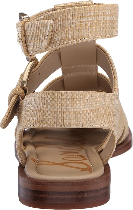 Sandal nữ Sam Edelman Dawn Fisherman Sandal Color  Bleached Beechwood Weave - Giày nữ xuất dư Âu, Mỹ