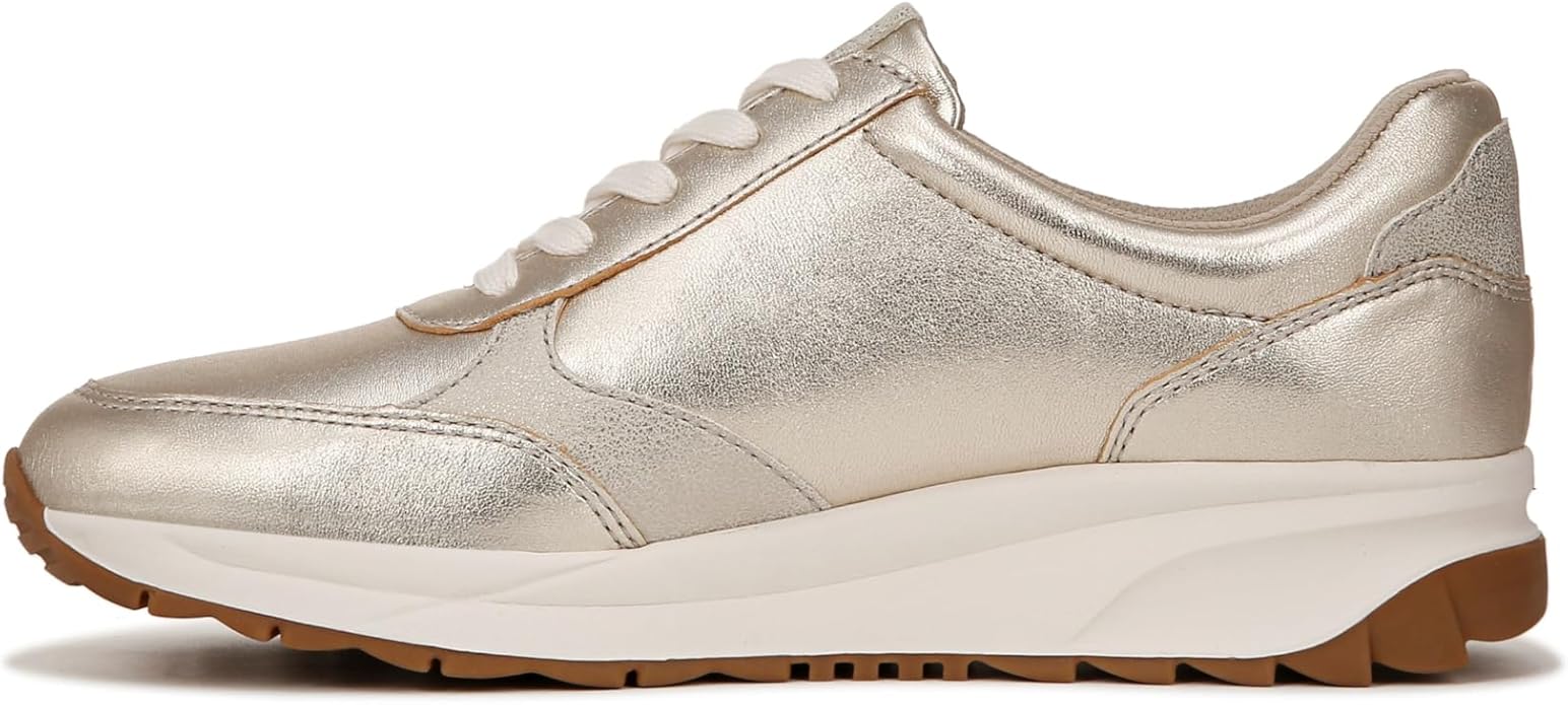 Giày Nữ Naturalizer Women's Shay Lace-Up Fashion Sneaker Color Champagne Metallic Leather - Giày nữ xuất khẩu Âu, Mỹ