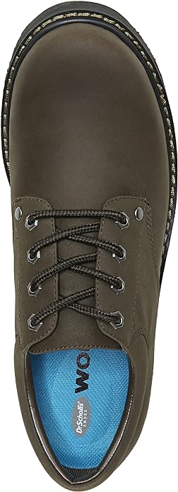 Giày da nam da sáp thật Dr. Scholl's Shoes Men's Harrington II Slip Resistant Work Oxford - Giày nam xuất khẩu Mỹ
