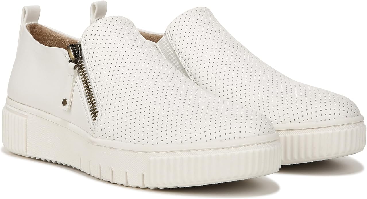 Giày Sneaker Nữ Naturalizer Womens Turner Platform Zipper Slip on Fashion Sneaker Shoe Sneaker - Giày nữ xuất khẩu Âu, Mỹ