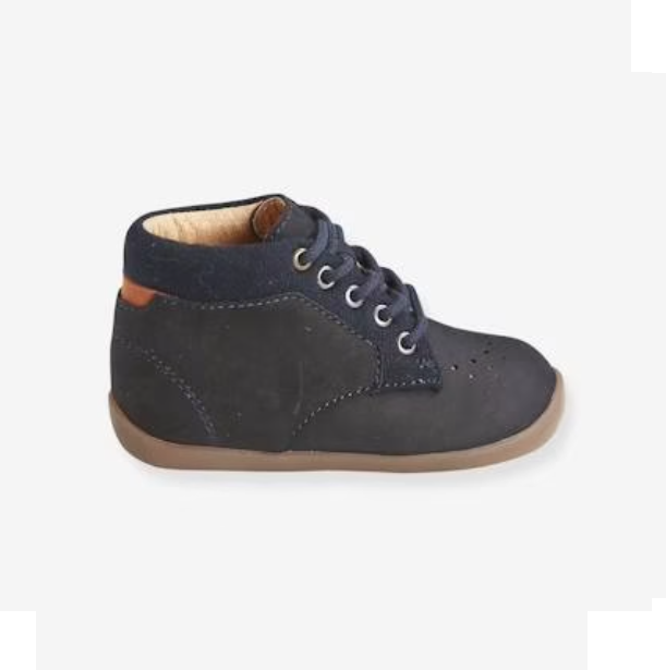 Giày Trẻ Em Xuất Dư Âu Mỹ Vertbaudet – Leather Toddler Shoes Evolve Baby Moccasins