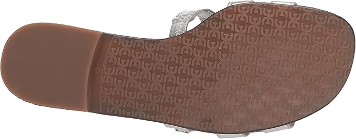 Sandal nữ Sam Edelman Women's Bay Flat Sandal Color Liquid Soft Silver - Giày nữ xuất dư Âu, Mỹ