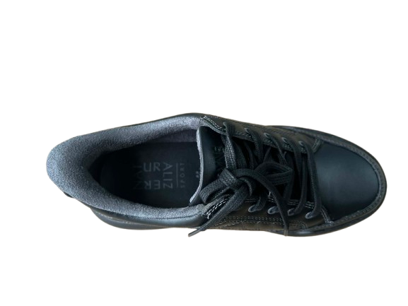 Giày nữ siêu nhẹ  Anodyne Womens No. 75 Casual Sport Sneaker Black Leather - Giày nữ xuất khẩu Âu, Mỹ