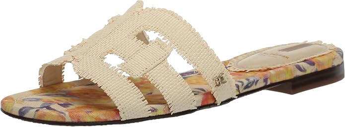Sandal nữ Sam Edelman Women's Bay Colour Name Wheat Fray - Giày nữ xuất dư Âu, Mỹ