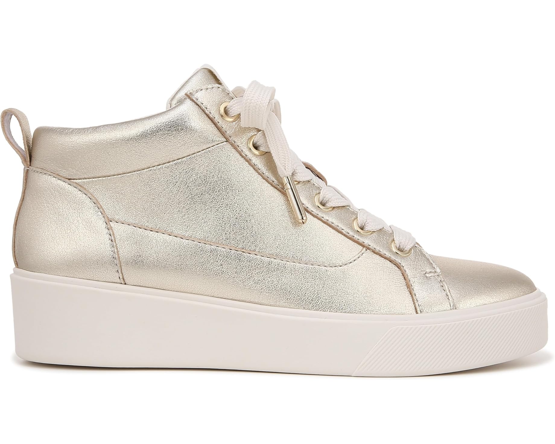 Giày nữ VNXK Naturalizer Morrison Mid High-Top Fashion Casual Sneakers Color Champagne Leather - Giày nữ xuất Mỹ, Âu