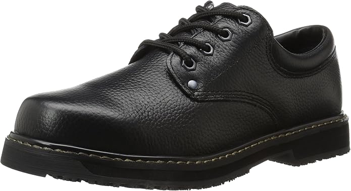 Giày da nam Dr. Scholl's Mens Harrington Leather Soft Toe Lace Up Safety Shoes - Giày nam xuất khẩu Mỹ