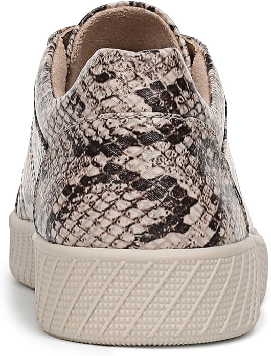 Giày nữ VNXK Naturalizer Women's Neela Lace Up Sneaker Color Beige Snake Print - Giày xuất Mỹ, Âu