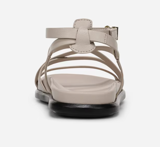 Sandal nữ Naturalizer Women's Fame Sandal Color Ivory Mist Faux Leather- Giày nữ xuất dư Âu, Mỹ