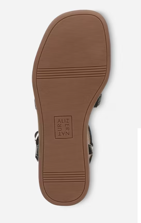 Sandal nữ Naturalizer womens Julia Strappy Sandal Color Black - Giày nữ xuất dư Âu, Mỹ