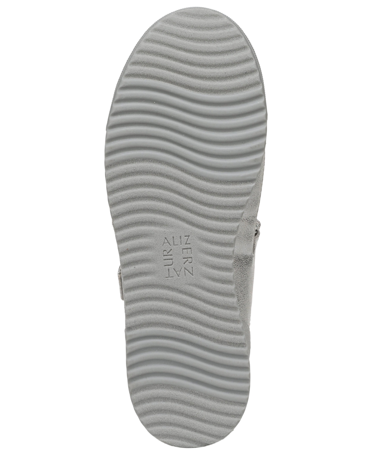 Giày nữ VNXK Naturalizer Women's Greta Slip On Sneaker Shoes Color Grey/Silver Faux Leather - Giày xuất Mỹ, Âu