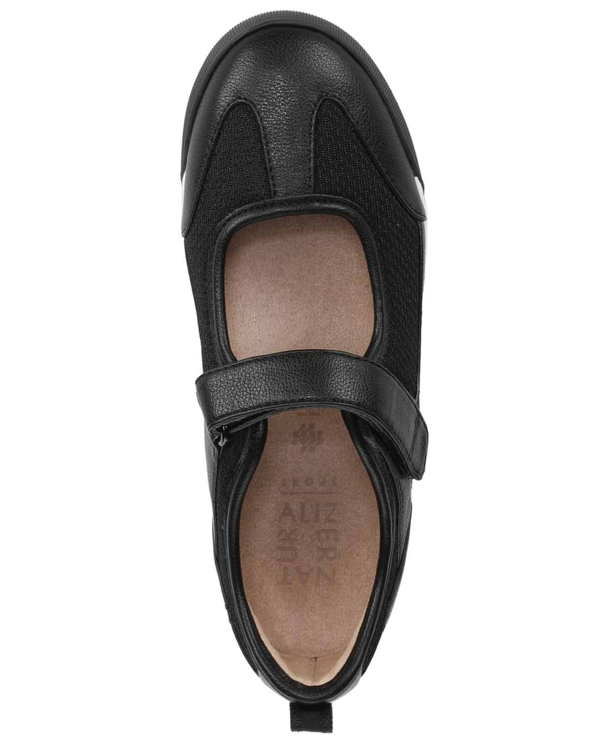 Giày nữ VNXK Naturalizer Women's Greta Slip On Sneaker Shoes Color Black Mesh Faux Leather - Giày xuất Mỹ, Âu