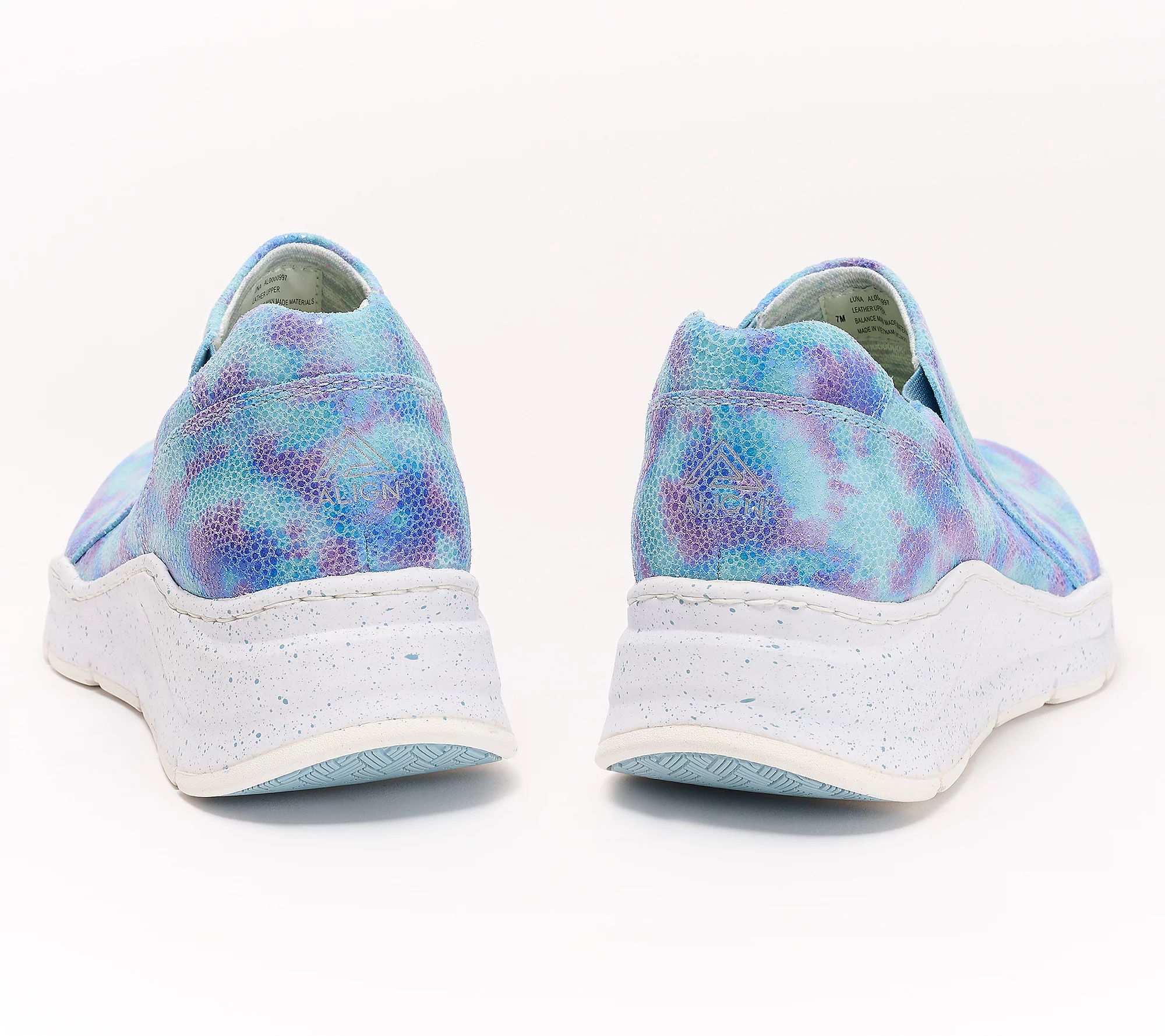 Giày Nữ Align Leather Slip-On Wedge Sneakers - Luna - Giày nữ xuất khẩu Âu, Mỹ