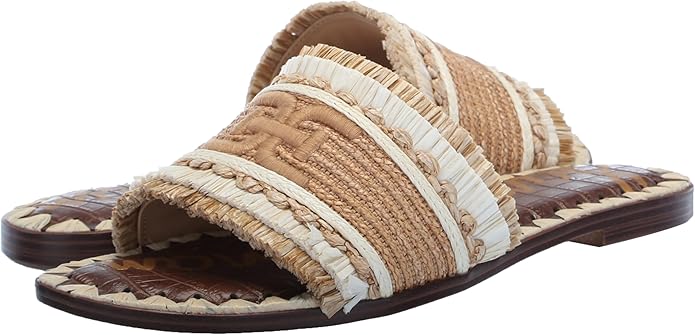 Sandal nữ Sam Edelman Women's Georgia Colour Name Linen Multicoloured - Giày nữ xuất dư Âu, Mỹ