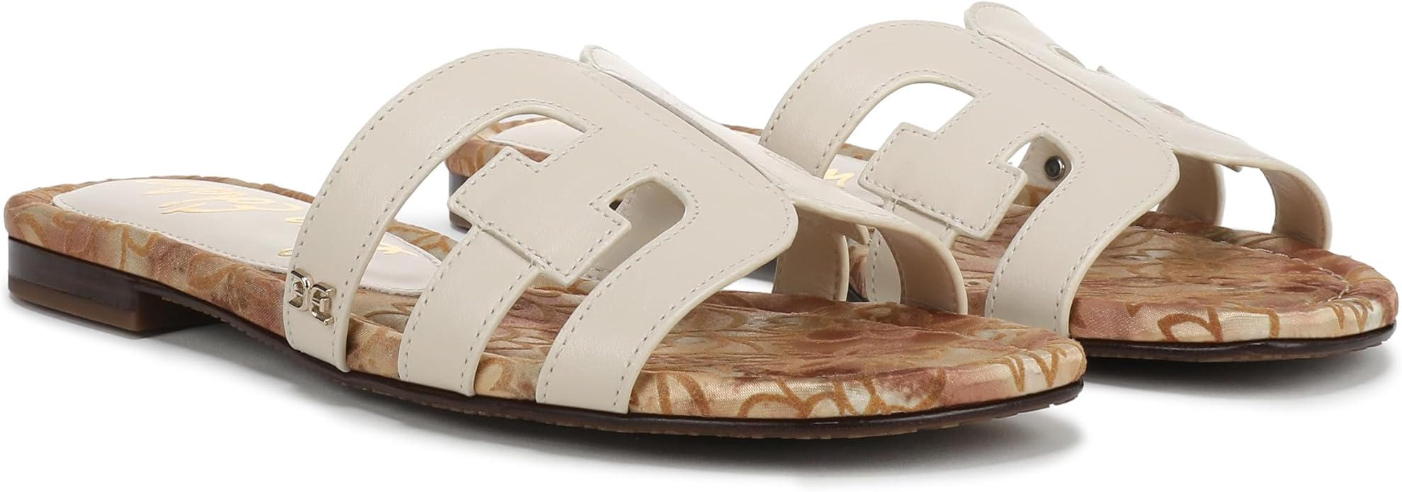 Sandal nữ Sam Edelman Women's Bay Flat Sandal Color Modern Ivory - Giày nữ xuất dư Âu, Mỹ